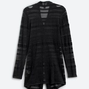 41 Hawthorn Etelan Variegated Pointelle Stitch Open Cardigan